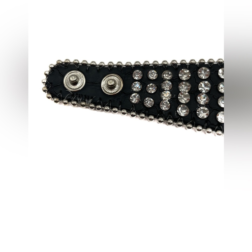 Rhinestone Encrusted Cuff Bracelet - Picture 8 of 10